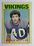 1972 Topps #53 Charlie West RC (VG)