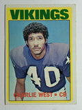 1972 Topps #53 Charlie West RC (VG)