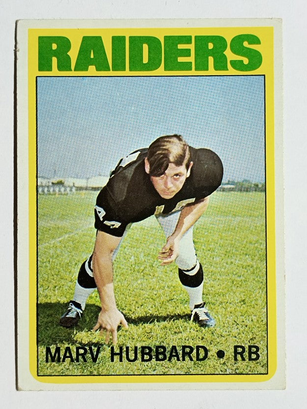 1972 Topps #54 Marv Hubbard RC (VGEX)