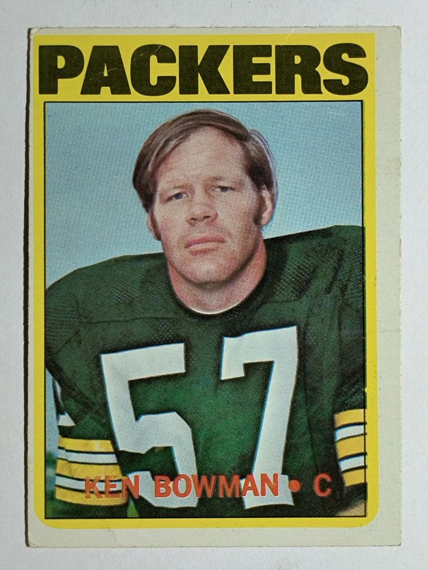1972 Topps #58 Ken Bowman (VG)