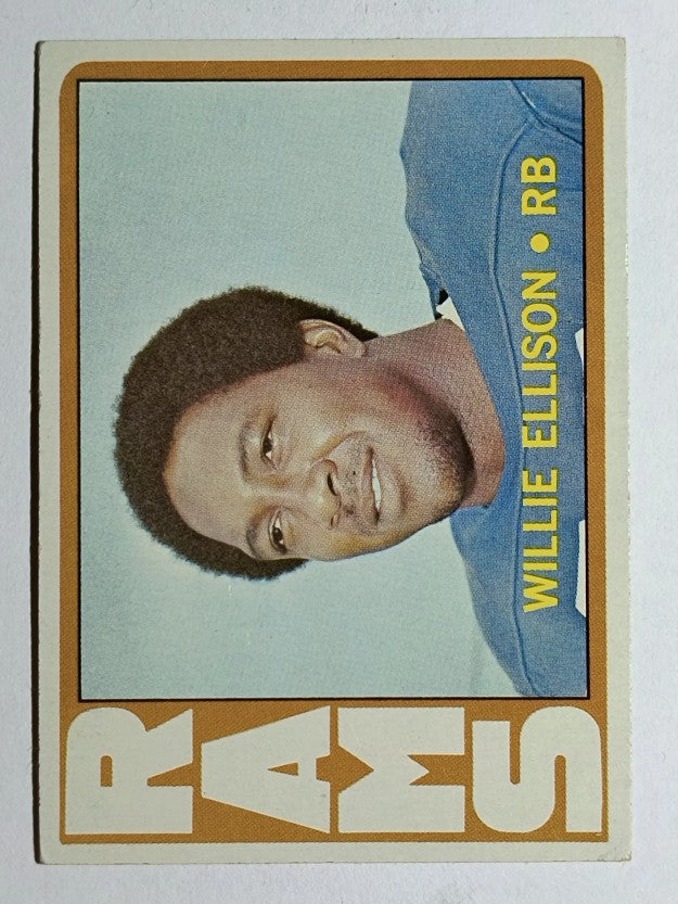 1972 Topps #62 Willie Ellison RC (EX)