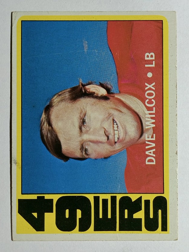 1972 Topps #69 Dave Wilcox (VGEX)