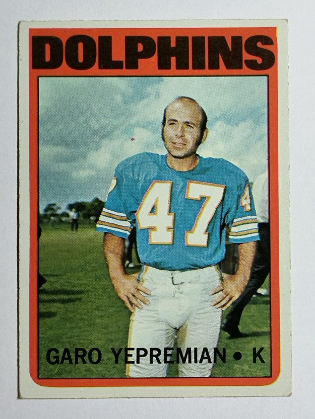 1972 Topps #115 Garo Yepremian (EX)
