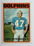 1972 Topps #115 Garo Yepremian (EX)