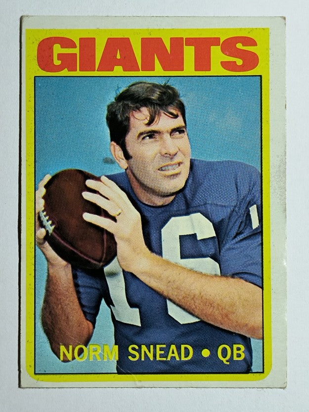 1972 Topps #118 Norm Snead (VG)