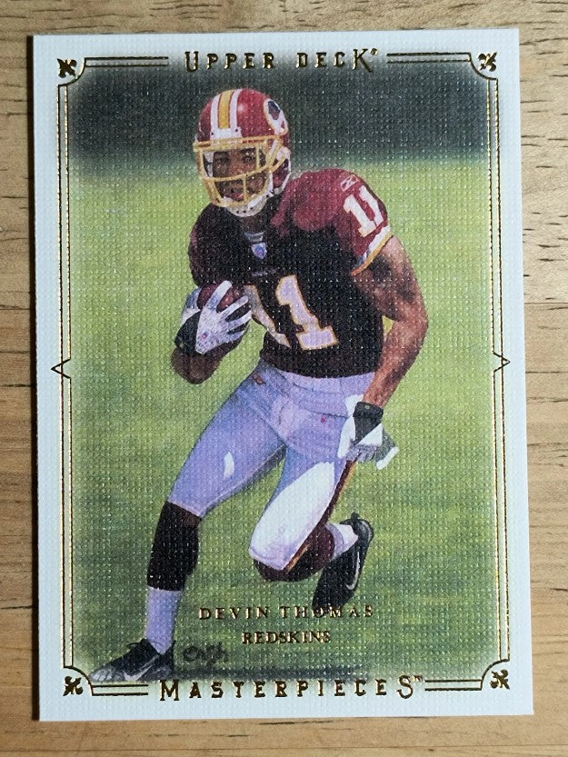 2008 UD Masterpieces #17 Devin Thomas RC