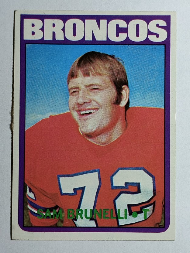 1972 Topps #208 Sam Brunelli (VG)