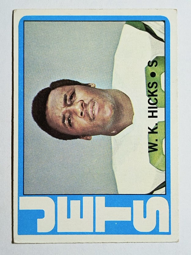1972 Topps #246 W.K. Hicks (EX)
