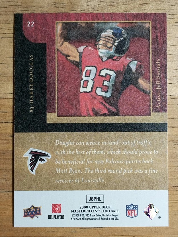 2008 UD Masterpieces #22 Harry Douglas RC