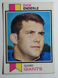 1973 Topps #22 Dick Enderle RC (VGEX)