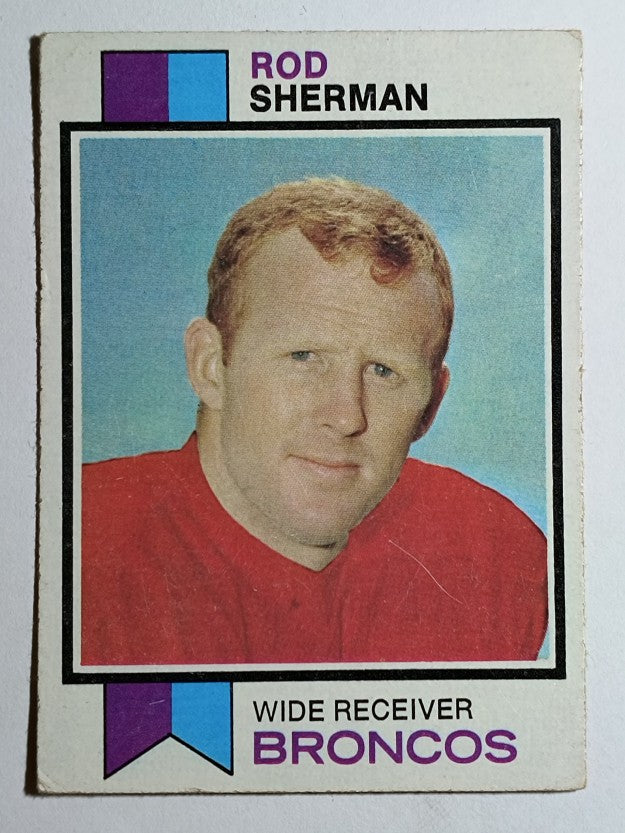 1973 Topps #52 Rod Sherman RC (VGEX)