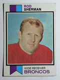 1973 Topps #52 Rod Sherman RC (VGEX)