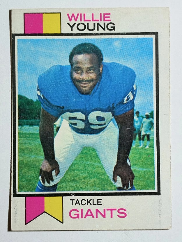 1973 Topps #106 Willie Young RC (EX)