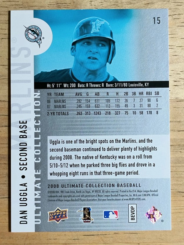 2008 Ultimate Collection #15 Dan Uggla