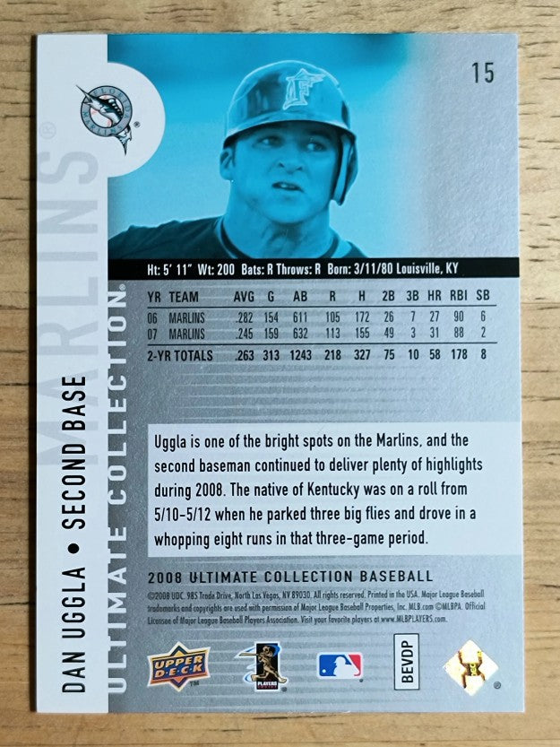 2008 Ultimate Collection #15 Dan Uggla
