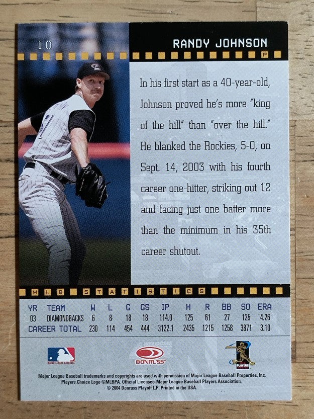 2004 Studio #10 Randy Johnson