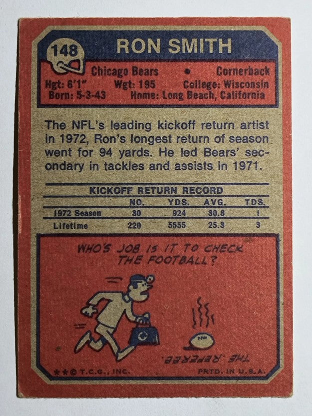 1973 Topps #148 Ron Smith (VGEX)