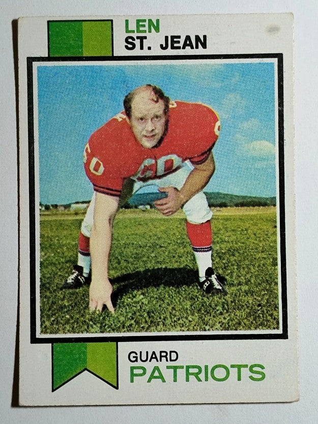 1973 Topps #168 Len St. Jean (EX)