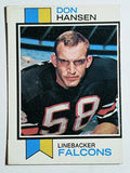 1973 Topps #173 Don Hansen RC (VGEX)
