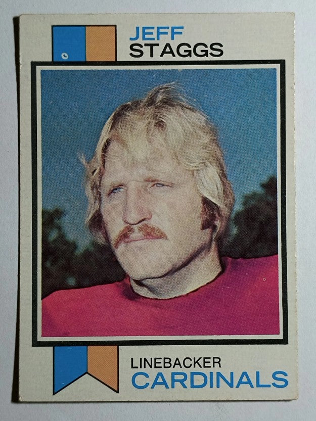 1973 Topps #182 Jeff Staggs RC (EX)