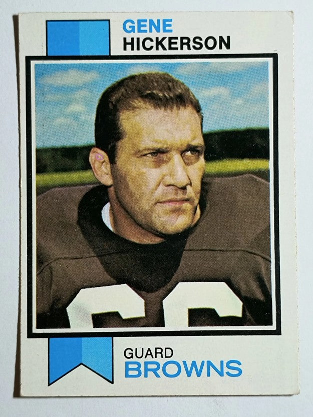 1973 Topps #183 Gene Hickerson (EX)