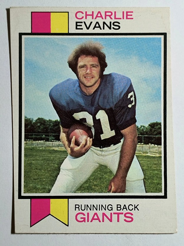 1973 Topps #184 Charlie Evans RC (EX)