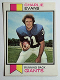 1973 Topps #184 Charlie Evans RC (EX)