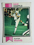1973 Topps #190 Dave Chapple RC (VG)