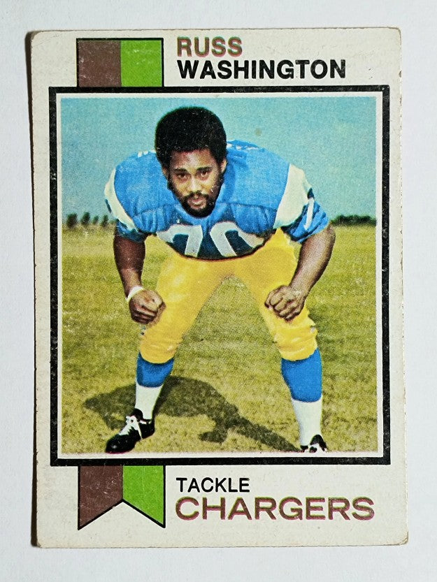 1973 Topps #199 Russ Washington (VGEX)