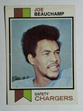 1973 Topps #226 Joe Beauchamp RC (VGEX)