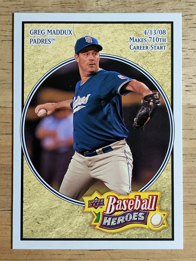2008 Upper Deck Heroes #145 Greg Maddux