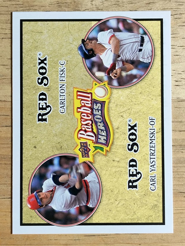 2008 Upper Deck Heroes #177 Carlton Fisk/Carl Yastrzemski