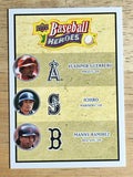 2008 Upper Deck Heroes #186 Vladimir Guerrero/Ichiro Suzuki/Manny Ramirez
