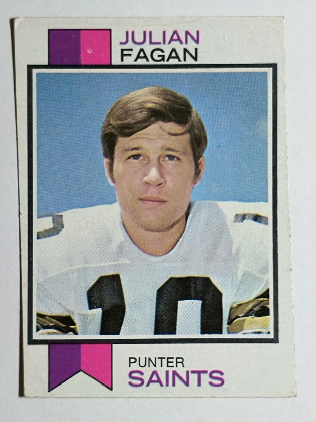 1973 Topps #473 Julian Fagan RC (EX)