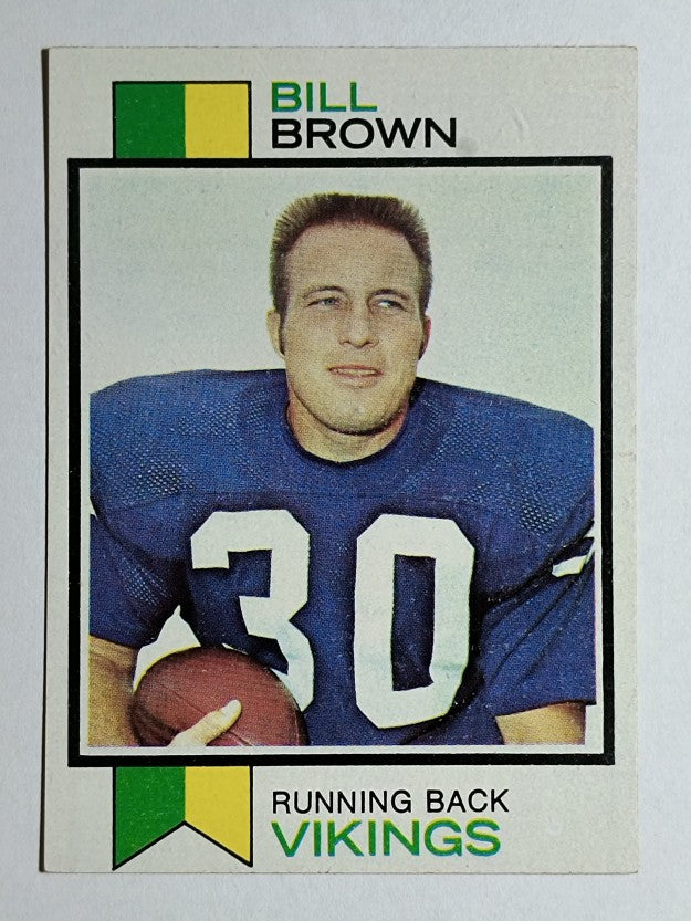 1973 Topps #474 Bill Brown (VGEX)