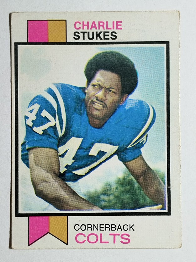 1973 Topps #516 Charlie Stukes RC (VG)