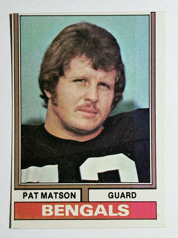 1974 Topps #9 Pat Matson (EX)