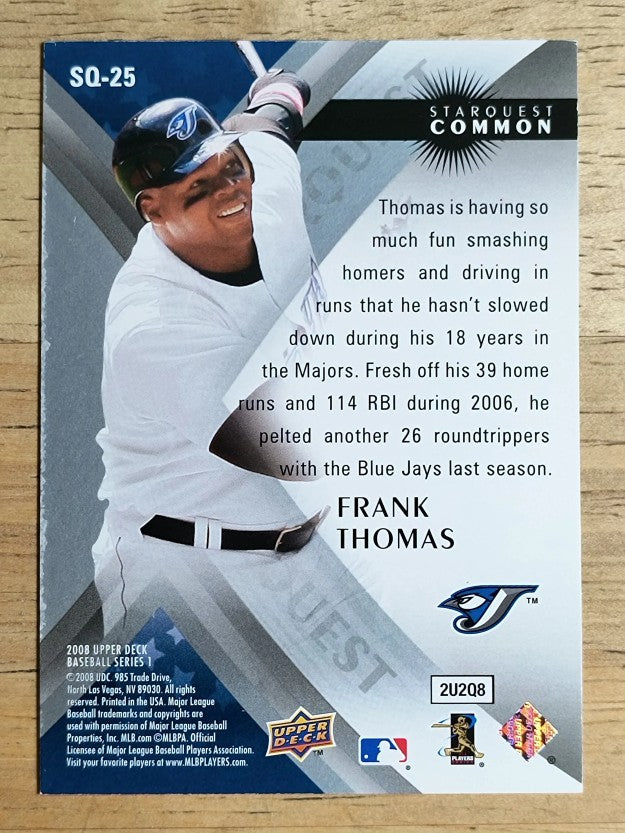 2008 Upper Deck StarQuest #25 Frank Thomas