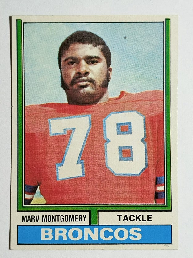 1974 Topps #37 Marv Montgomery RC (EXMT)