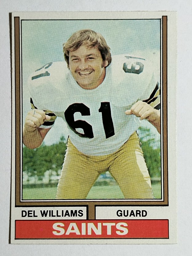 1974 Topps #42 Del Williams (NM)