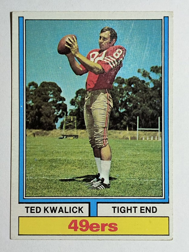 1974 Topps #78 Ted Kwalick (VGEX)