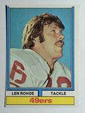 1974 Topps #98 Len Rohde (EX)