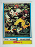 1974 Topps #165 Cedrick Hardman (EXMT)