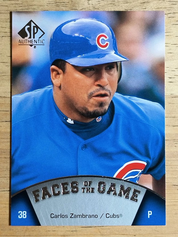 2009 SP Authentic #175 Carlos Zambrano FG SP