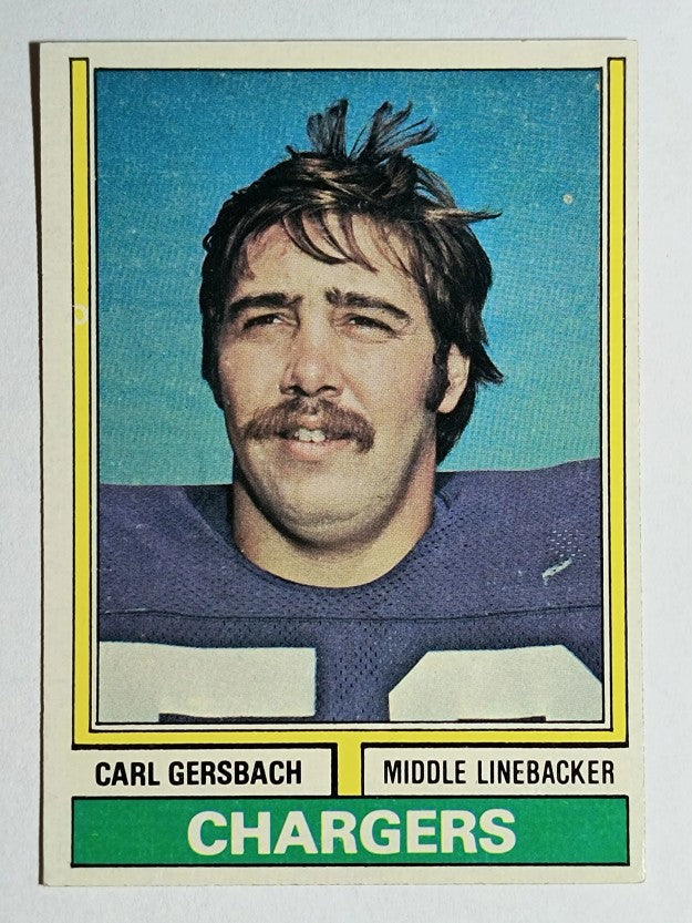 1974 Topps #202 Carl Gersbach RC (EX)