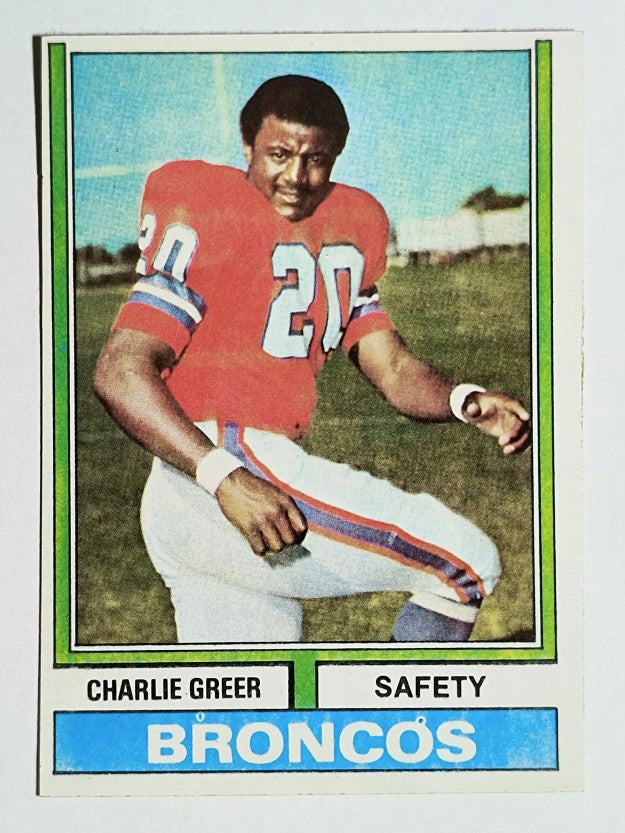 1974 Topps #217 Charlie Greer RC (EX)