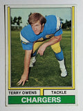 1974 Topps #228 Terry Owens (EX)