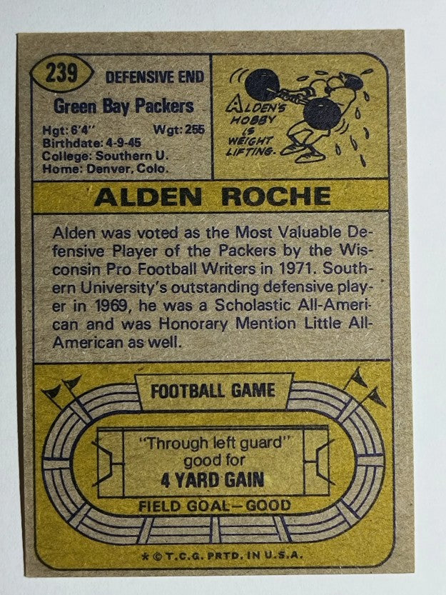 1974 Topps #239 Alden Roche (NM)