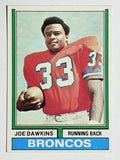 1974 Topps #269 Joe Dawkins (EX)
