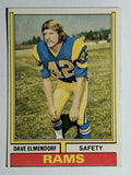 1974 Topps #370 Dave Elmendorf (EX)